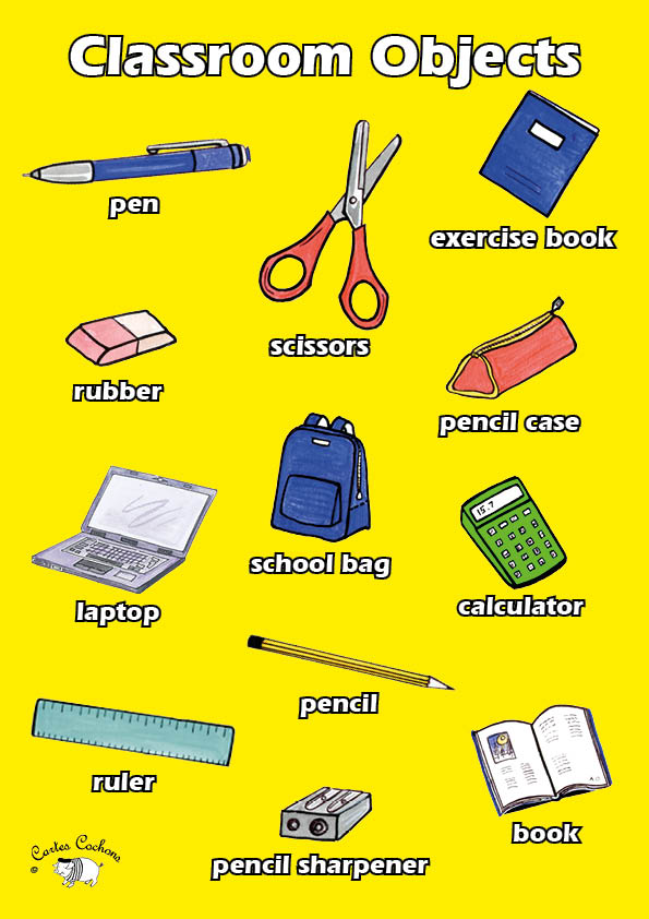 english-classroom-objects